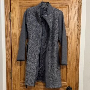 Vince Camuto Charcoal Trench Coat